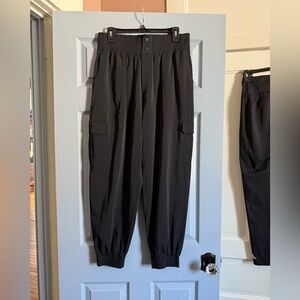 Women’s Black Cargo joggers